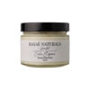 Basaè Naturals Calm Eczema Whipped Body Butter in clear glass jar